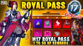 RELEASE DATE M17 ROYAL PASS | M17 ROYAL PASS REWARDS | PUBG MOBILE