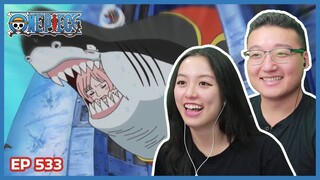 LUFFY & SHIRAHOSHI'S GRAND ESCAPE 🤣 | One Piece Episode 533 Couples Reaction & Discussion