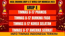 Hasil drawing group u-17 world cup indonesia 2023