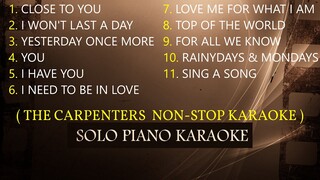 THE CARPENTERS NON-STOP KARAOKE ( 11 SONGS ) (COVER_CY)