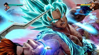 Jump Force (Super Saiyan Blue Goku) vs (Ichigo Final Form) 1080p HD