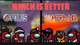 AMONG US: which is better polus or mira?!! Skin bundle review!!