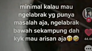 trs yg punya maslh diam di blkng😔☝