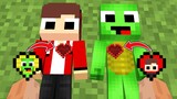 What if Swap The Heart of Baby Mikey and Baby JJ in Minecraft (Maizen Mizen Mazien)