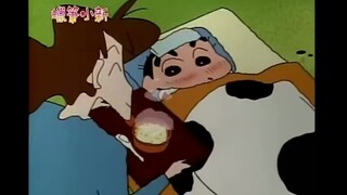 [Crayon Shin-chan] Shin-chan hành động quyến rũ khi cô ấy bị sốt