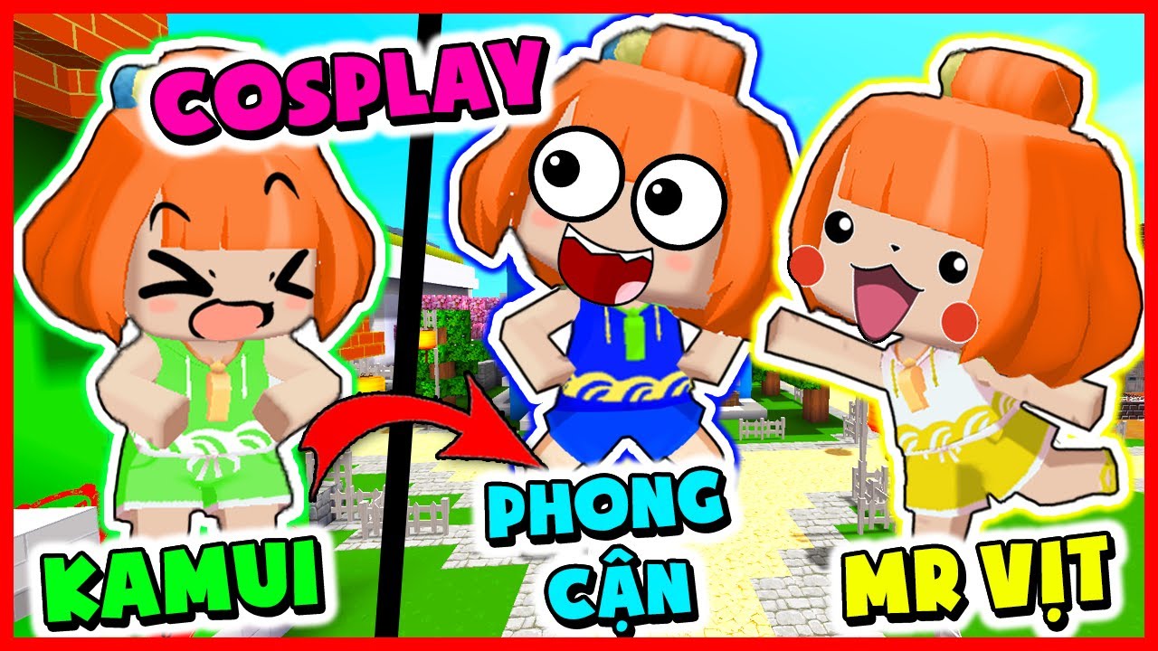 Noob Kamui Thử Thach Cosplay Biến Thanh Mrvit Va Phong Cận Cực Vui Trong Mini World Troll Hero Team Bilibili