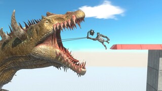 Pulled into a Giant Mouth - Animal Revolt Battle Simulator