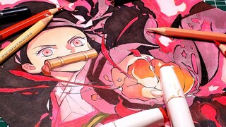 [Melukis]Kekuatan besar Kamado Nezuko|<Demon Slayer>