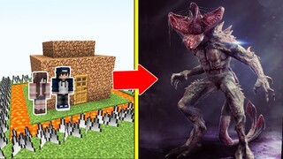 DEMOGORGON Tấn Công Nhà Được Bảo Vệ Bởi bqThanh và Ốc Trong Minecraft