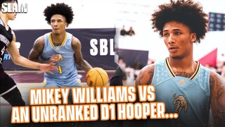 Mikey Williams and San Ysirdo GET TESTED By San Francisco Commit Ryan Beasley 😳🚨