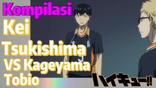 [Haikyuu!!] Kompilasi | Kei Tsukishima VS Kageyama Tobio