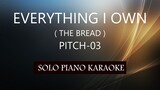 EVERYTHING I OWN ( THE BREAD ) ( PITCH-03 ) PH KARAOKE PIANO by REQUEST (COVER_CY)