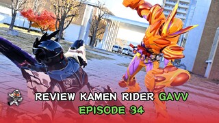 MAKAN YANG BANYAK AGAR BISA JADI OVER GAVV! | Review Kamen Rider Gavv Episode 34