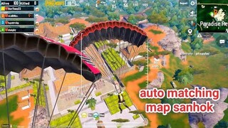 PUBG Mobile - Auto Matching Map Sanhok Cực Căng | Pha Cứu Thua Xuất Sắc Của Bạn Nữ Trong Team