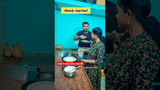 ❤️ Newly married vs After 1 year 🤣 P-18 #shorts #funnyshorts #comedy #chandrupriya #trending #viral