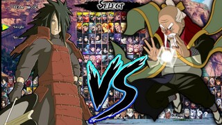 Tsuchikage Onoki VS Madara Edo Tensei (One of Five Kage Fighting Madara) 1080P HD 60FPS