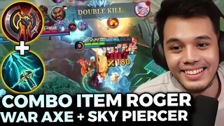 Cobain Pake Iitem Combo Kayak Gini Buat Roger!! Jadi EZ Game Boss!! - Mobile Legends