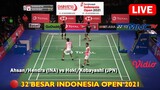 🔴LIVE Match Ahsan/Hendra (INA) vs Hoki/Kobayashi (JPN) | R 32 Indonesia Open 2021 24 November 2021