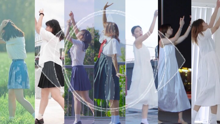 【Original Choreography】Seven consecutive dances of "ヨルシカ/n-buna" summer song 【Zhenfu Master Seven】