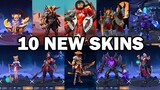 UPCOMING 10 NEW SKINS in Mobile Legends [1080p]