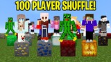 Minecraft: I Made a 100 Player BLOCK SHUFFLE!