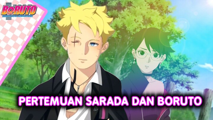 BORUTO TWO BLUE VORTEX chapter 14-PERTEMUAN SARADA DAN BORUTO-fanfic