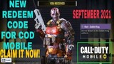 *September 2021* Call Of Duty Mobile New Redeem Code | Cod Mobile Redeem Code Garena