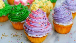 RESEP CUPCAKE VANILLA EMPUK BANGET | MUDAH UNTUK PEMULA | IDE JUALAN BANGET | RECIPE CUPCAKE # 119