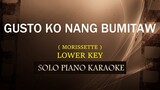 GUSTO KO NANG BUMITAW ( LOWER KEY ) ( MORISSETTE ) COVER_CY
