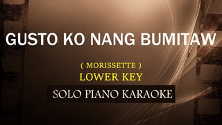 GUSTO KO NANG BUMITAW ( LOWER KEY ) ( MORISSETTE ) COVER_CY