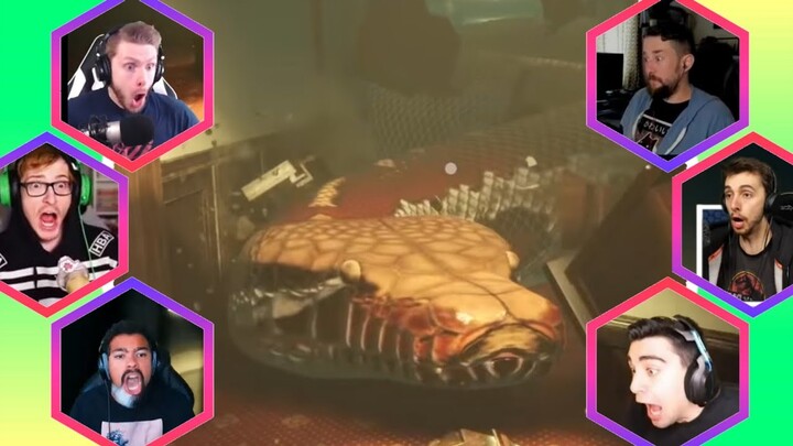 Gamers React to : snek [No Snake Hotel]