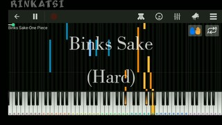 Binks Sake - One Piece (Hard) | Paino tutorial