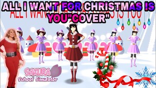 ALL I WANT FOR CHRISTMAS IS YOU"COVER"(MARIAH CAREY)-SAKURA School Simulator|Angelo Official