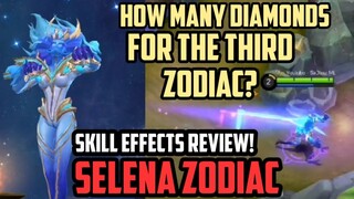 How many diamonds For the 3rd Zodiac skin • Selena Zodiac Skin + Gameplayi