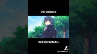 Seirei Gensouki: Spirit Chronicles when Rio leaves Latifa
