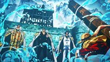 Luffy vs 3 legends militer laut 😎😎😎