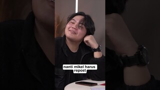 Behind The Scene dari instastory mikel😄