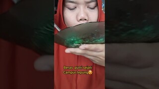 DYMA |ASMR RAW RICE EATING |Makan Beras | asmrrawriceeating| #asmrsounds  #asmr #shorts #mukbang(2)