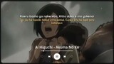 Ost Attack on Titan ending - akuma no ko lyric +terjemahan ( indonesia )