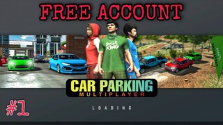 giving away free account #1 in 2022 | car parking multiplayer v4.8.5 new update giveaway