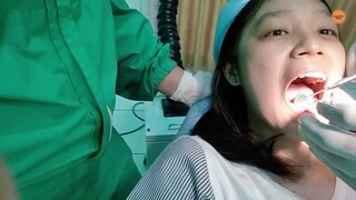 ASMR SCALING TEETH! BERSIHIN KARANG GIGI YUK! SUARANYA AJA YANG NGILU TAPI GA SAKIT KOK.