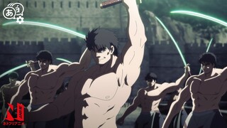 Arshes Nei vs. Gara(s) | BASTARD!! -Heavy Metal, Dark Fantasy- | Netflix Anime