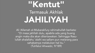 menertawakan "kentut" termasuk akhlak "jahiliah"