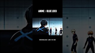 blue lock official Hindi dubbed #isaki#sports#animeart