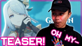 SHENHE OH MY- | Character Teaser - "Shenhe: Lonesome Dream" Reaction