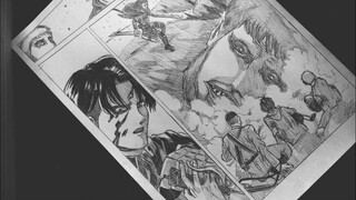 Sketching Full Manga Page | Attack On Titan Manga Drawing