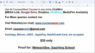 WeteachSex- Squirting School