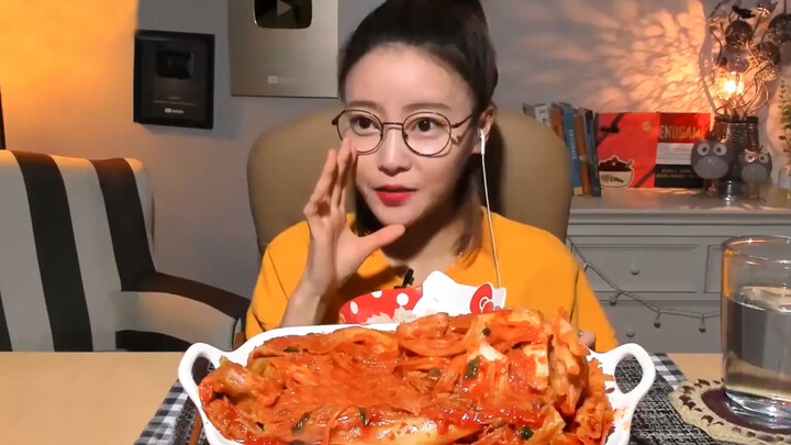 Mukbang | Super Spicy Kimchi with Rice