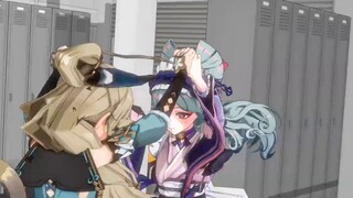 Dream of Tsuki Mizuki vs. Kirara in the locker room