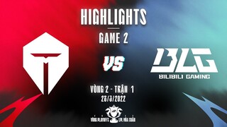 TES vs BLG | Highlights - Game 2 | Playoff Vòng 2 - Trận 1 | LPL Mùa Xuân 2022